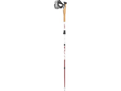 Leki Cross Trail FX Superlite Compact white ferra black 100 120 cm hole (1)