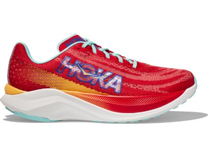 Hoka Mach X cerise cloudless pánské (1)