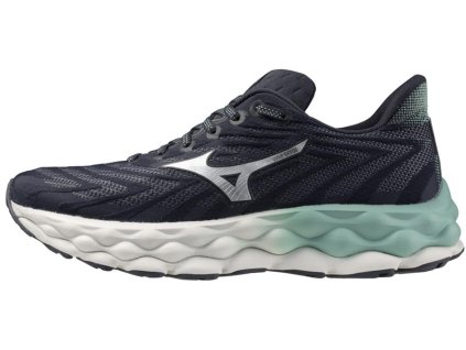 Mizuno Wave Sky 8 india ink neo silver dusty jade green dámské (1)