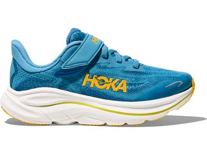 Hoka Clifton 10 Little Kids alpine blue foggy night dětské (1)