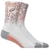 Asics Performance Run Sock Crew brilliant white morganite pearl pink ponožky 2