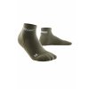 the run socks low cut olive wp2arr wp3arr front
