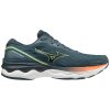 Mizuno Wave Skyrise 3 smoke blue neo lime neon flame pánské (2)