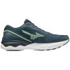 Mizuno Wave Skyrise 3 smoke blue neo lime neon flame pánské (5)