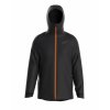 Inov-8 Venturelite Jacket FZ black graphite orange nepromokavá bunda pánská