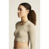 Craft Collective Rib Cropped LS triko dámské