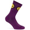 Pacific and CO Performance Socks smile run violet ponožky