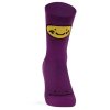 Pacific and CO Performance Socks smile run violet ponožky