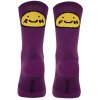 Pacific and CO Performance Socks smile run violet ponožky