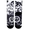 Pacific and CO Performance Socks acid black and white ponožky