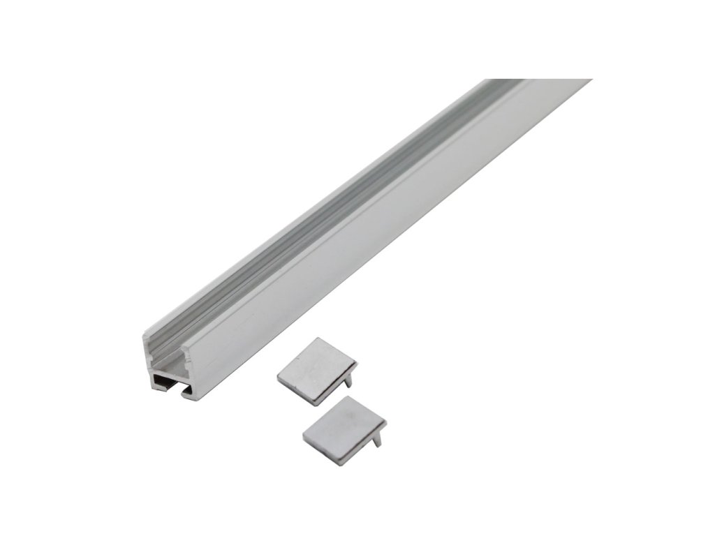 Mereo Spodní ALU lišta pro CK1060xH, vč. 2 ks krytek, délka 80 cm