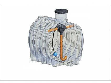 IVAR ELCU-5000l Plastová nádoba na využití dešťové vody *AD* IVAR.RAIN BASIC CU-5000   A520080