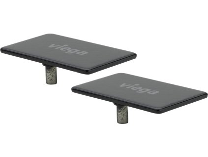 Viega Advantix Vario sada krytek (2ks) černá mod. 4965.88 pro můstkový rošt 712 099