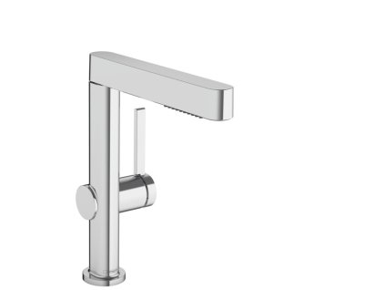 Hansgrohe Finoris CHROM Páková umyvadlová baterie 230 s vytažitelnou sprškou, 2jet a odtokovou soupravou Push-Open