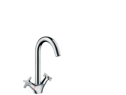 Hansgrohe Logis M32 CHROM Kuchyňská baterie se dvěma kohouty 220, Eco, 1jet