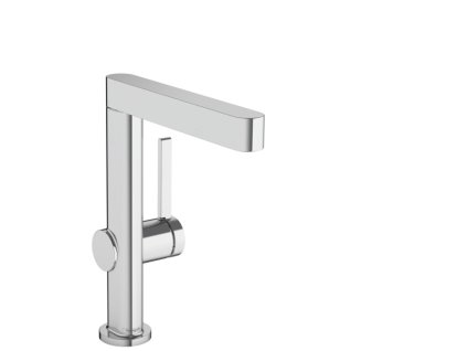 Hansgrohe Finoris CHROM Páková umyvadlová baterie 230 s otočným výtokem a odtokovou soupravou Push-Open
