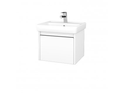 Koupelnová skříňka BONO SZZ 55 (umyvadlo Q) - N09 Bílá mat / Úchytka T33 / N09 Bílá mat