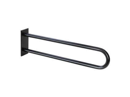 HELP: Podpěrné madlo ve tvaru U s krytkou, 813 mm, černé