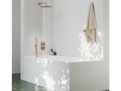 ES 068.20GB.O3.RB07F Podomítková baterie 3-cestná bez tělesa, grafit kartáčovaný