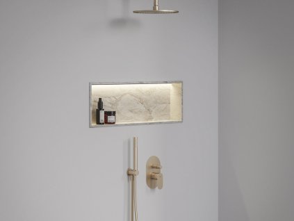 EL 061.20GB.O2 Podomítková baterie 2-cestná s tělesem, grafit kartáčovaný