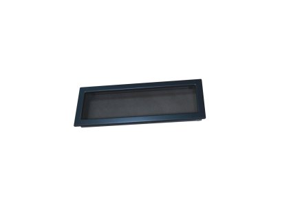 Haco Lakovaná krbová mřížka s rámečkem a síťovinou 170x490 grafit