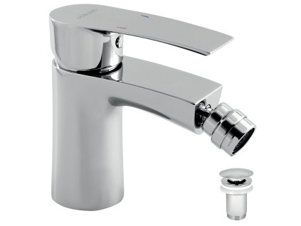 Bidetová baterie s výpustí Nobless Heda chrom 40011,0