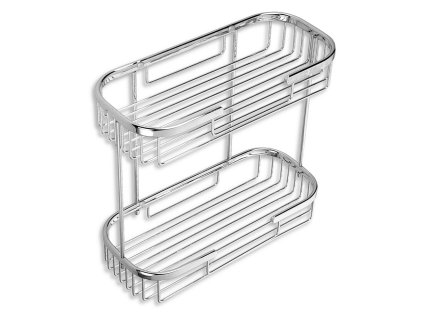 Dvojitá police velká hluboká Drátěný program chrom 6075,0