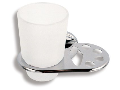 Držák kartáčků a skleničky Metalia 1 chrom 6149,0