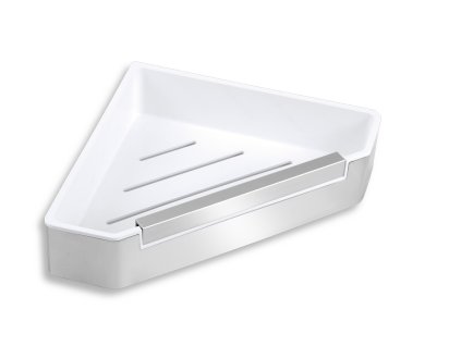 Sprchová polička se stěrkou na sprchový kout rohová 65578,4