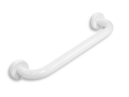 Madlo rovné s krytkami 400 mm bílé R6640,11