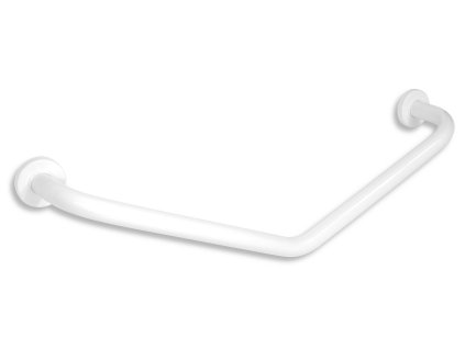 Úhlové držadlo s krytkami 400x400mm bílé R66404,11