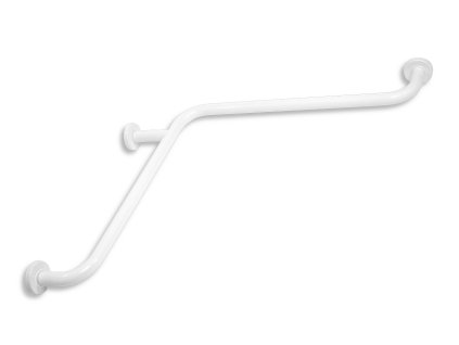 Madlo lomené s krytkami bílé R6690,11