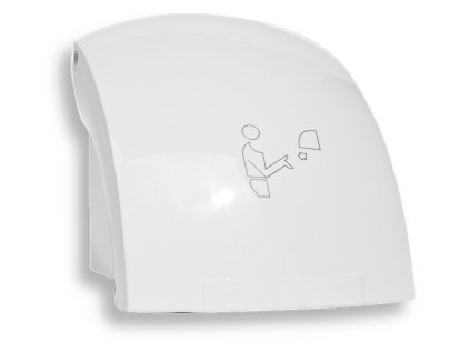 Elektrický senzorový osoušeč rukou, 1500 W, bílý 69091,1