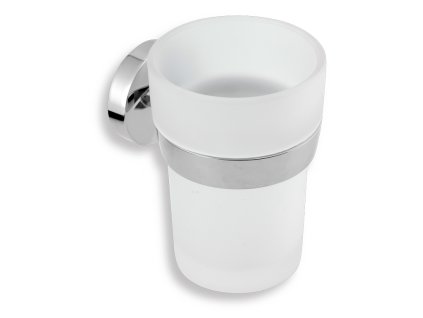 Držák kartáčků a pasty sklo Metalia 11 chrom 0106,0