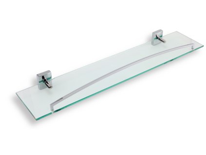 Polička se zábradlím Metalia 12 chrom 0253,0