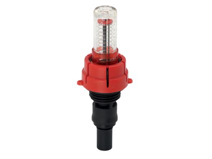 Průtokoměr rozdělovače 1/2" - horní díl plast RKPP-TP