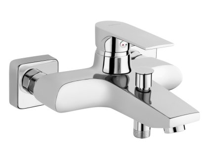 Nástěnná vanová baterie bez příslušenství ALGEO SQUARE chrom BAQ1