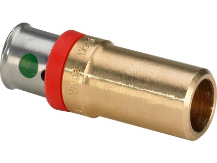 Zásuvná tvarovka s SC 15x12 červený bronz, 637 002