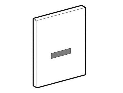 SCHELL čelní deska k pisoárovému splachovači COMPACT II Infra, chrom S230770699