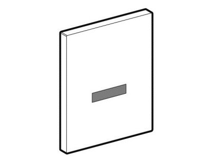 SCHELL čelní deska k pisoárovému splachovači COMPACT II Infra, nerez S230792899