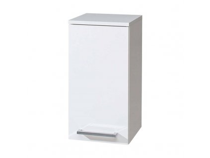 Bino koupelnová skříňka horní 63 cm, levá, bílá CN665