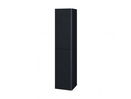 Siena, koupelnová skříňka 155 cm vysoká, L/P, černá mat CN444LP