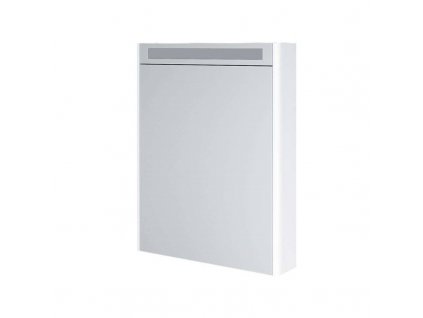Siena, koupelnová galerka 64 cm, zrcadlová skříňka, bílá lesk CN415GB