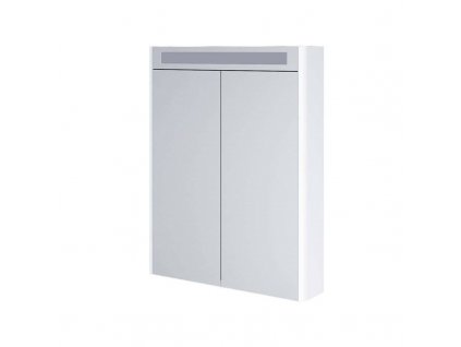 Siena, koupelnová galerka 64 cm, zrcadlová skříňka, bílá lesk CN416GB