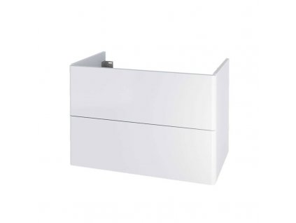 Siena, koupelnová skříňka 80 cm, bílá lesk CN411S