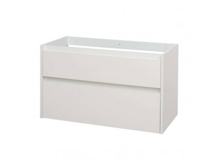 Opto, koupelnová skříňka 101 cm, bílá CN912S