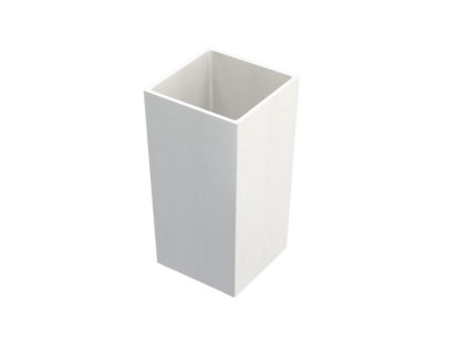 Granisil granitový květináč KUBI vysoký 60 cm Bílý