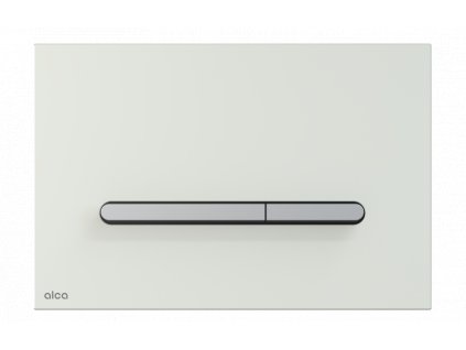 Ovládací tlačítko pro předstěnové instalační systémy, sklo-bílá RAY-GL1200