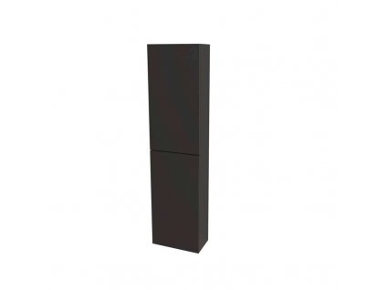Aira, koupelnová skříňka 170 cm vysoká, pravá, Multidecor, Černá Supermat CN794PNCIPM