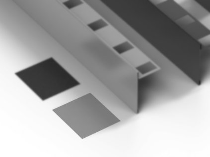 ETERNO IVICA Hliníková spojka průběžná H120, stříbrná